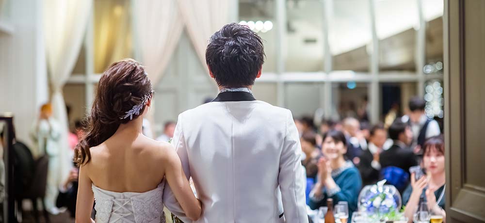新郎新婦の写真